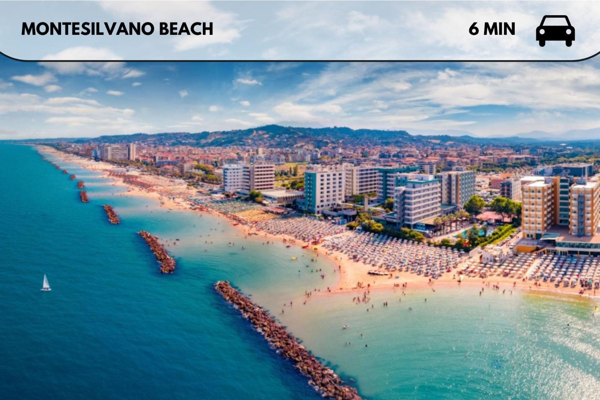 Casa Vista Mare E Colline A Montesilvano Colle المظهر الخارجي الصورة